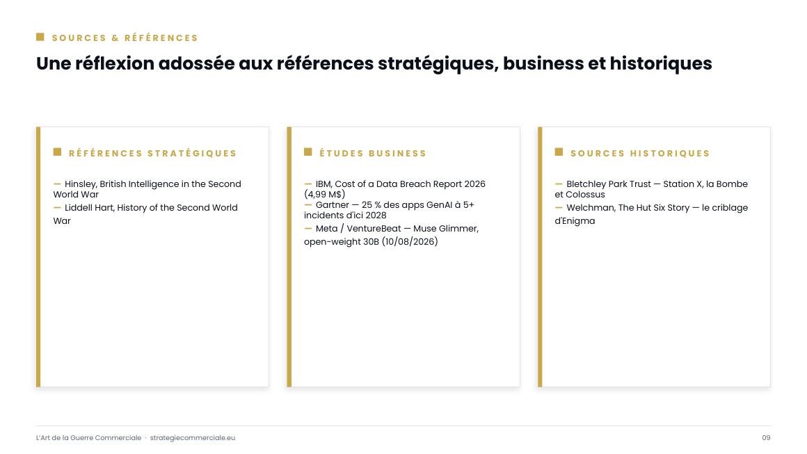 Slide 9 sur 9 — présentation stratégique