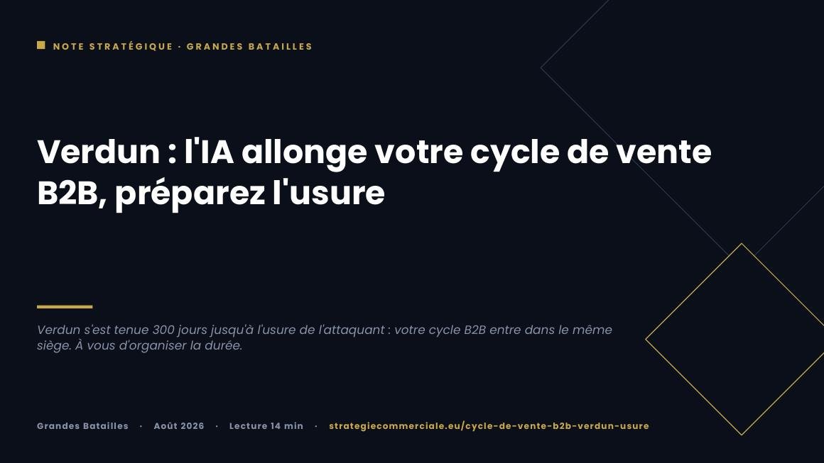 Slide 1 sur 9 — présentation stratégique