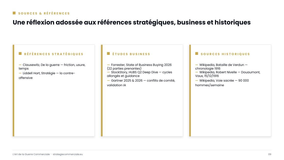 Slide 9 sur 9 — présentation stratégique