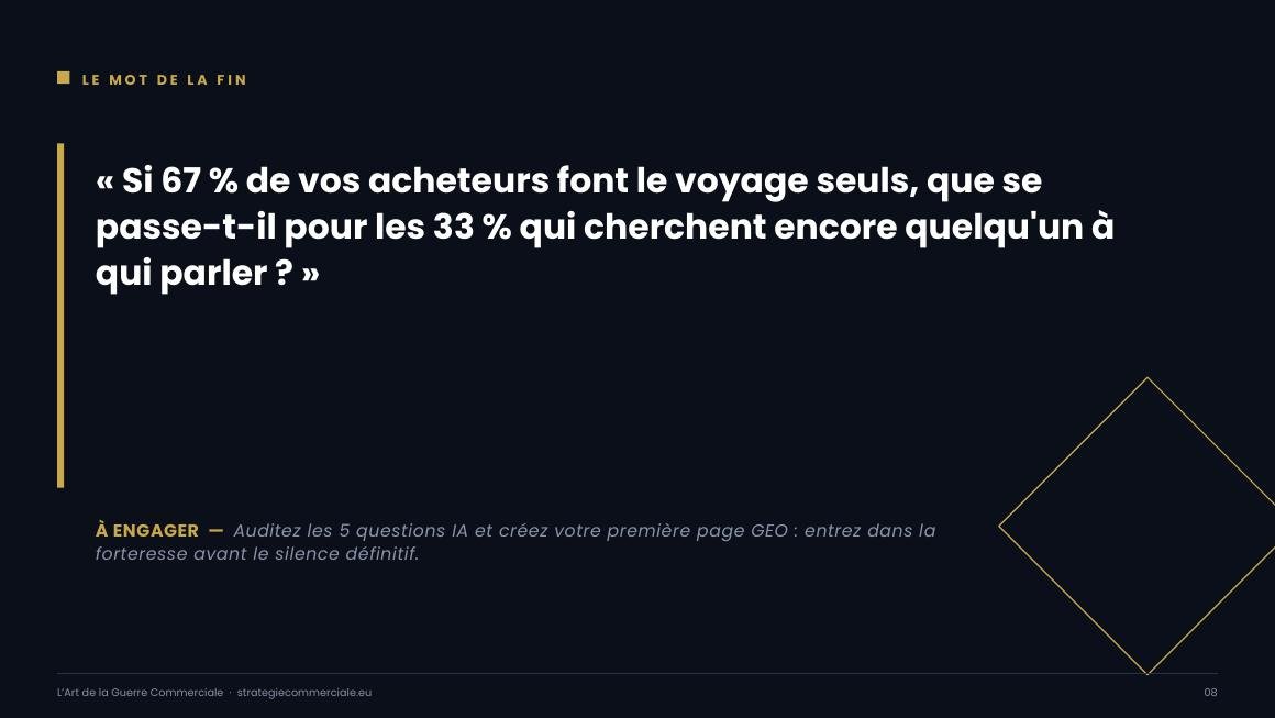 Slide 8 sur 9 — présentation stratégique