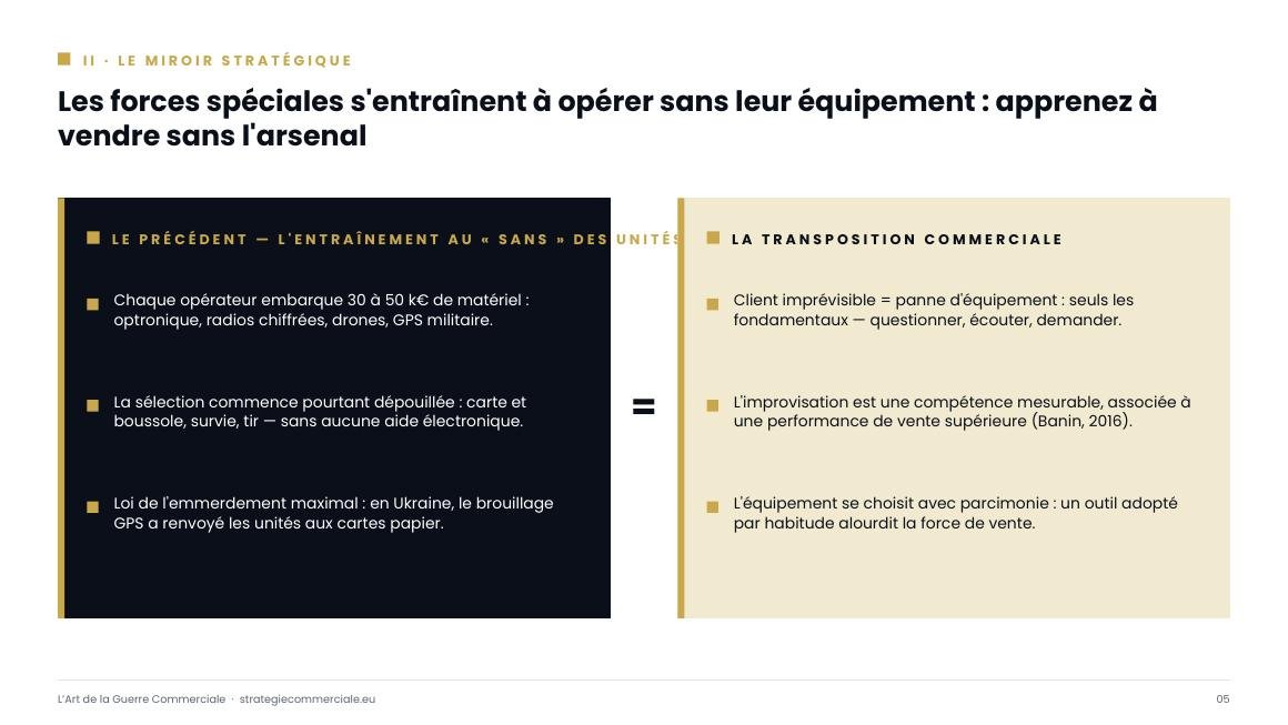 Slide 5 sur 9 — présentation stratégique