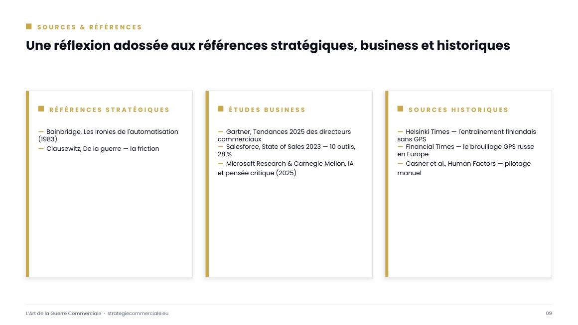 Slide 9 sur 9 — présentation stratégique