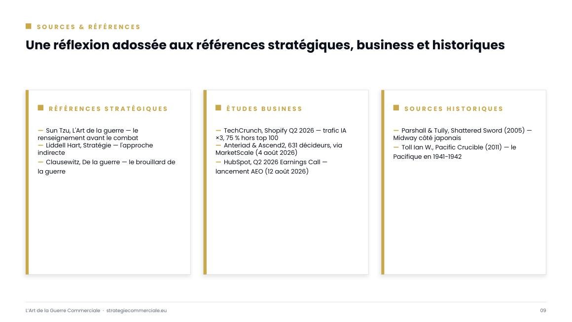 Slide 9 sur 9 — présentation stratégique