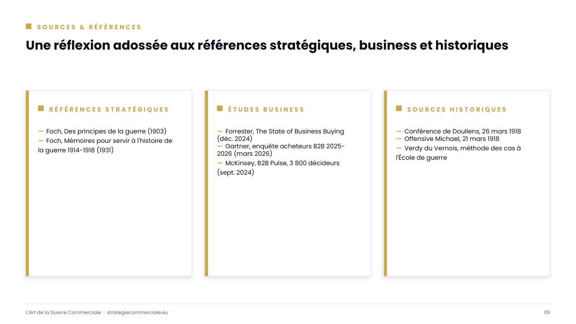 Slide 9 sur 9 — présentation stratégique