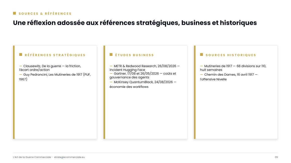 Slide 9 sur 9 — présentation stratégique