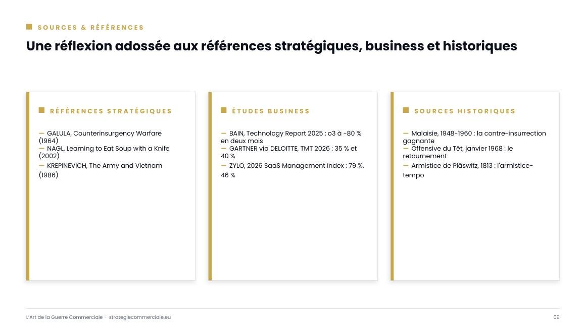 Slide 9 sur 9 — présentation stratégique