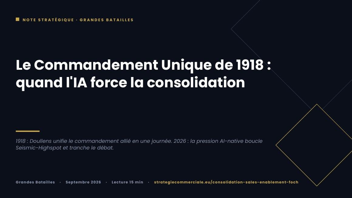 Slide 1 sur 9 — présentation stratégique