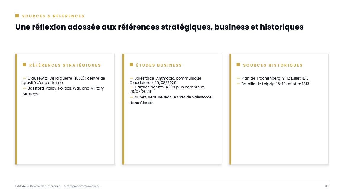 Slide 9 sur 9 — présentation stratégique
