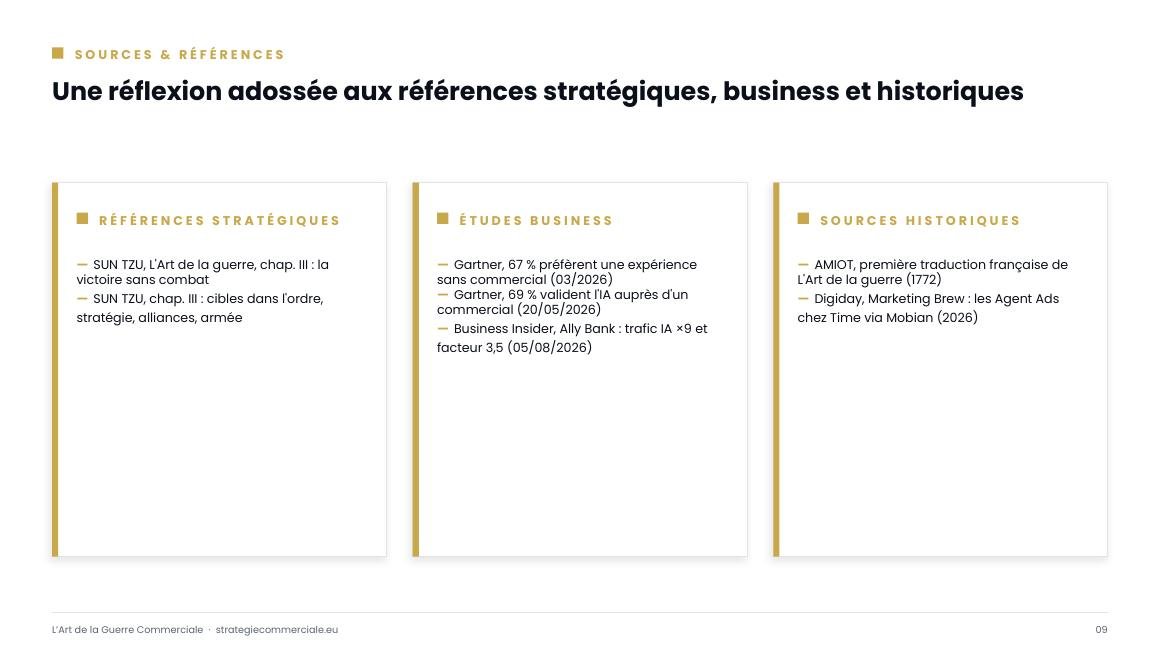 Slide 9 sur 9 — présentation stratégique