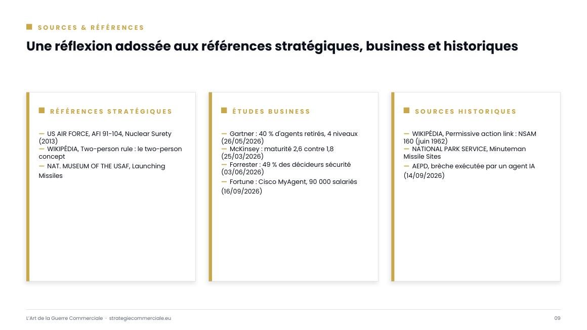 Slide 9 sur 9 — présentation stratégique