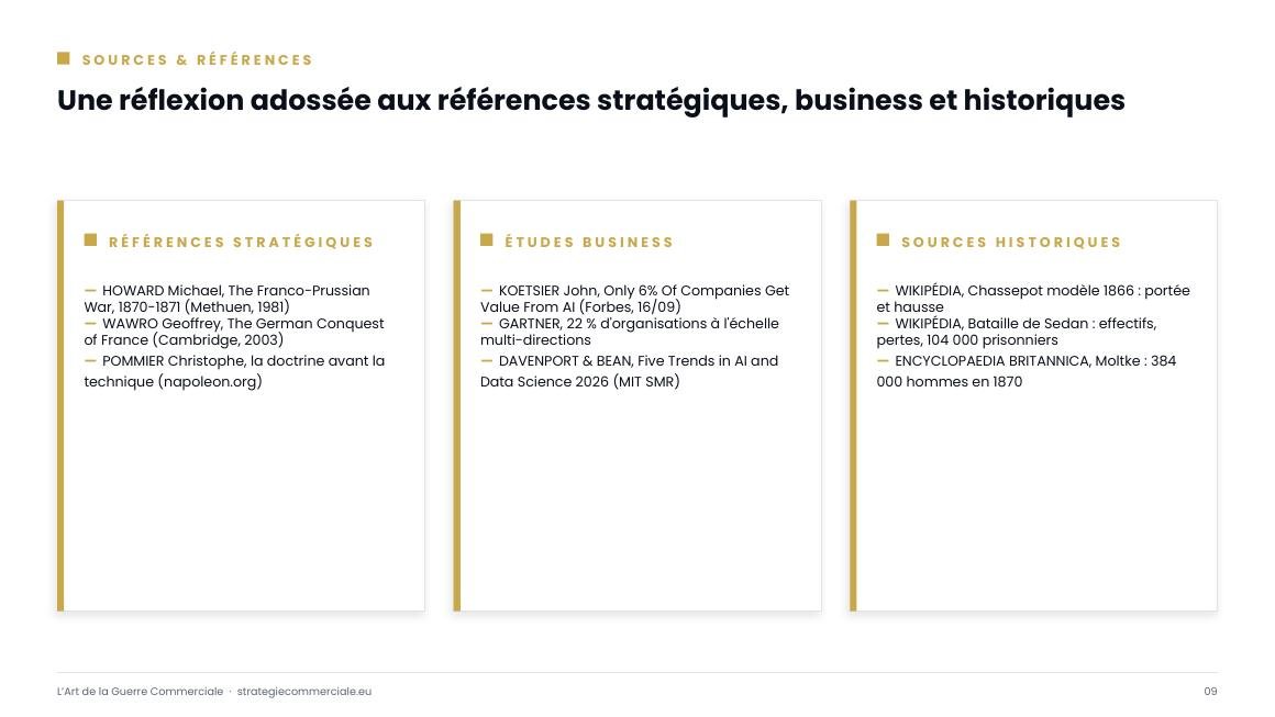 Slide 9 sur 9 — présentation stratégique