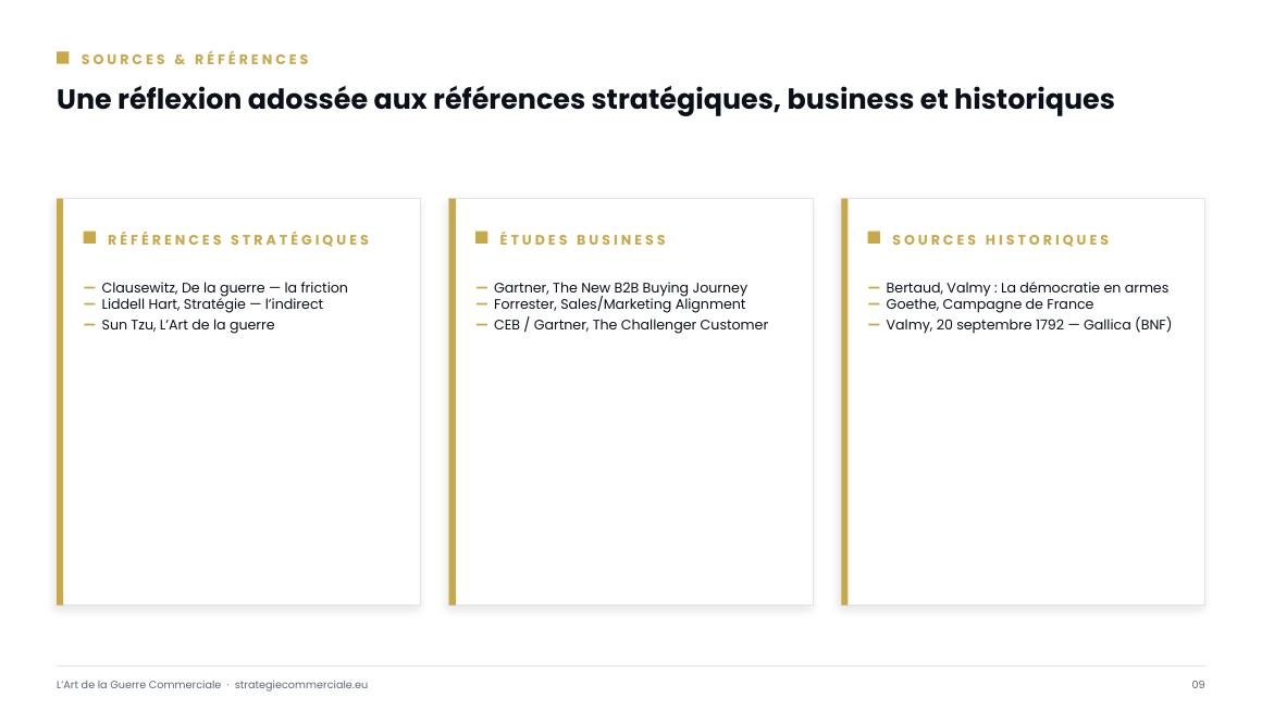 Slide 9 sur 9 — présentation stratégique