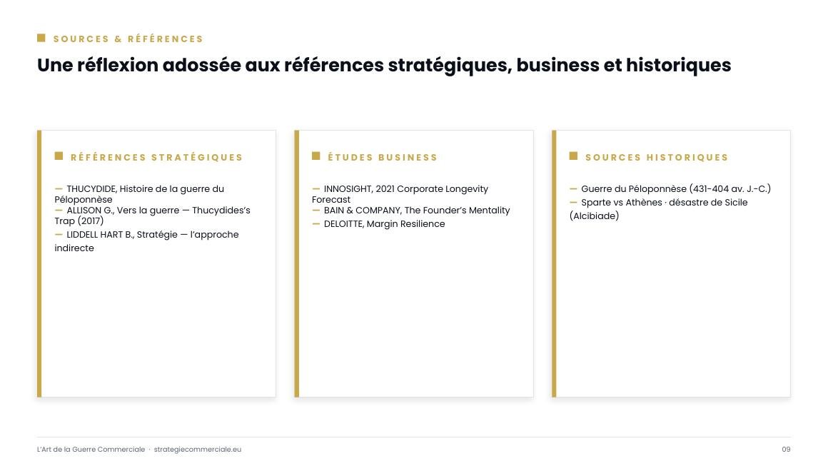 Slide 9 sur 9 — présentation stratégique