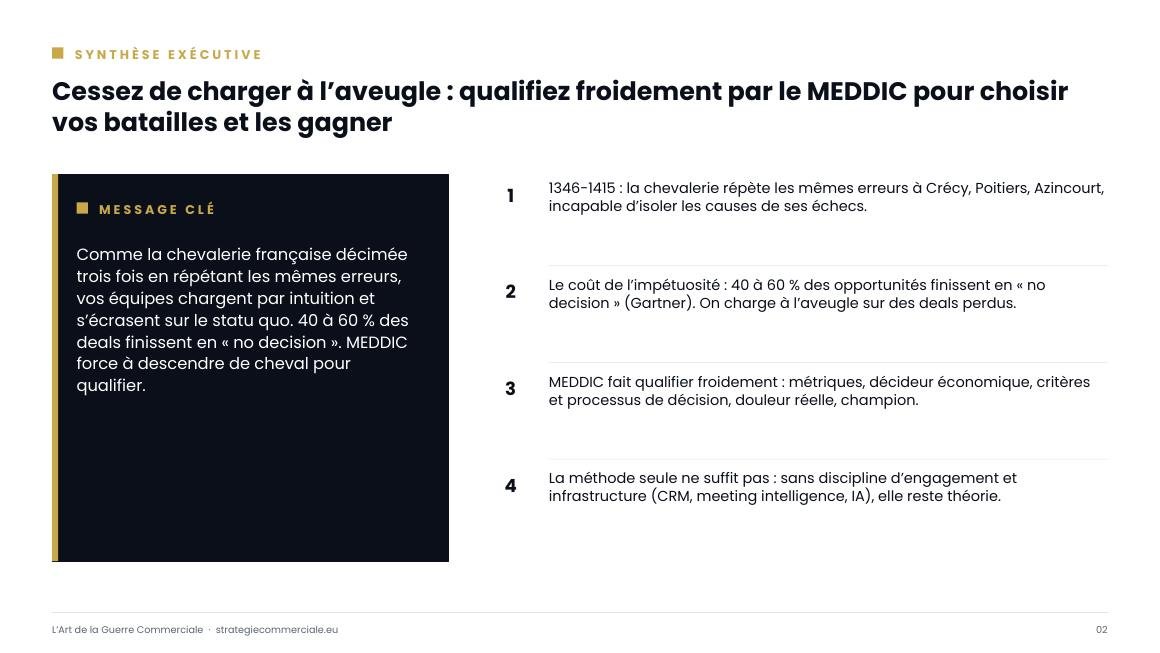 Slide 2 sur 9 — présentation stratégique