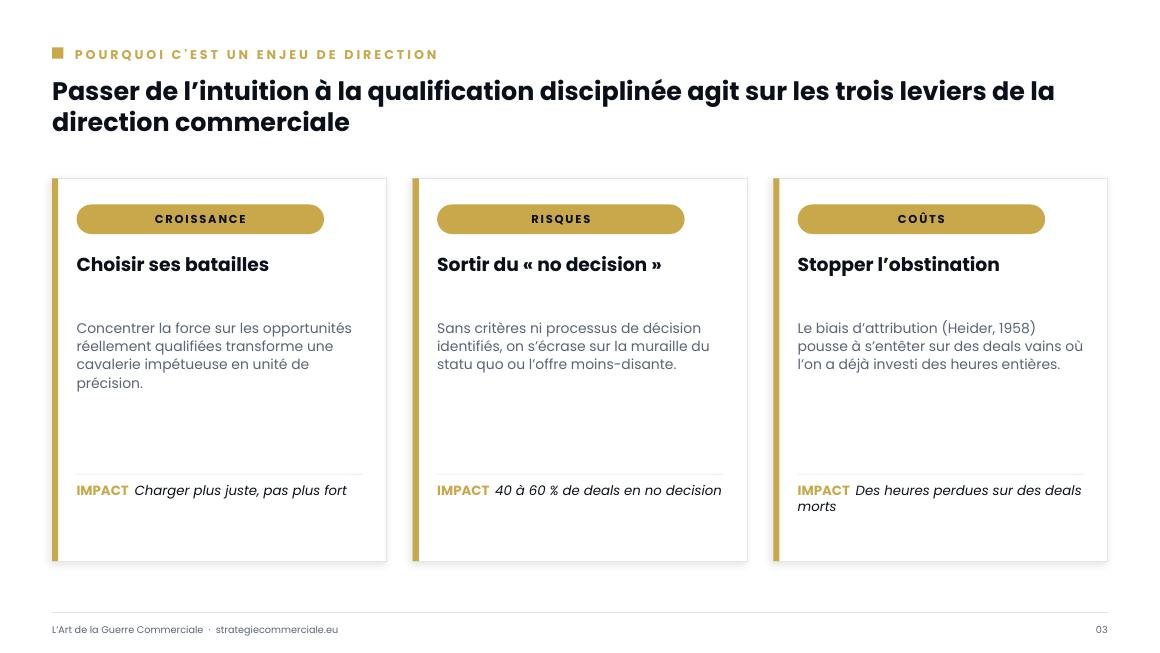 Slide 3 sur 9 — présentation stratégique