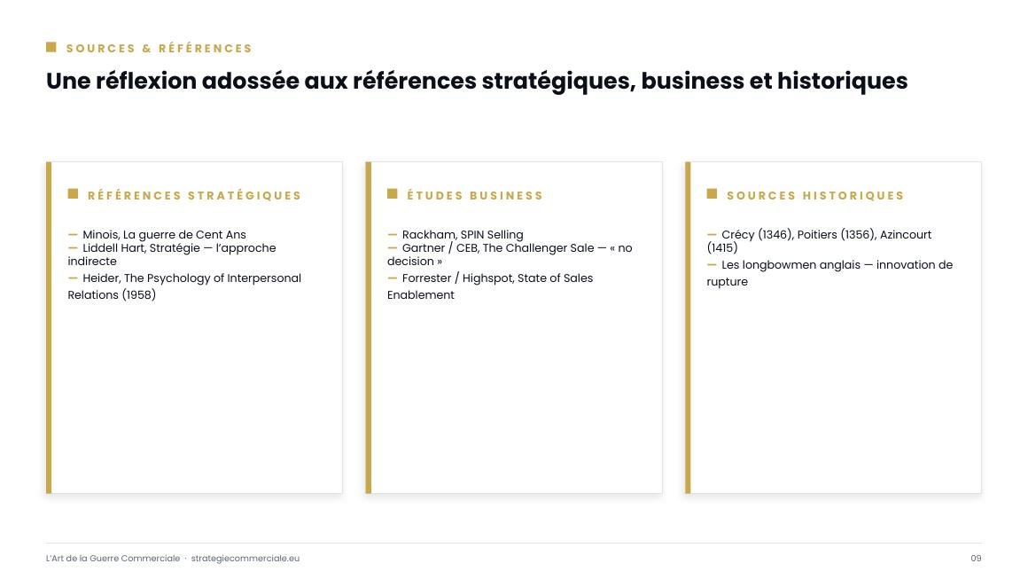Slide 9 sur 9 — présentation stratégique