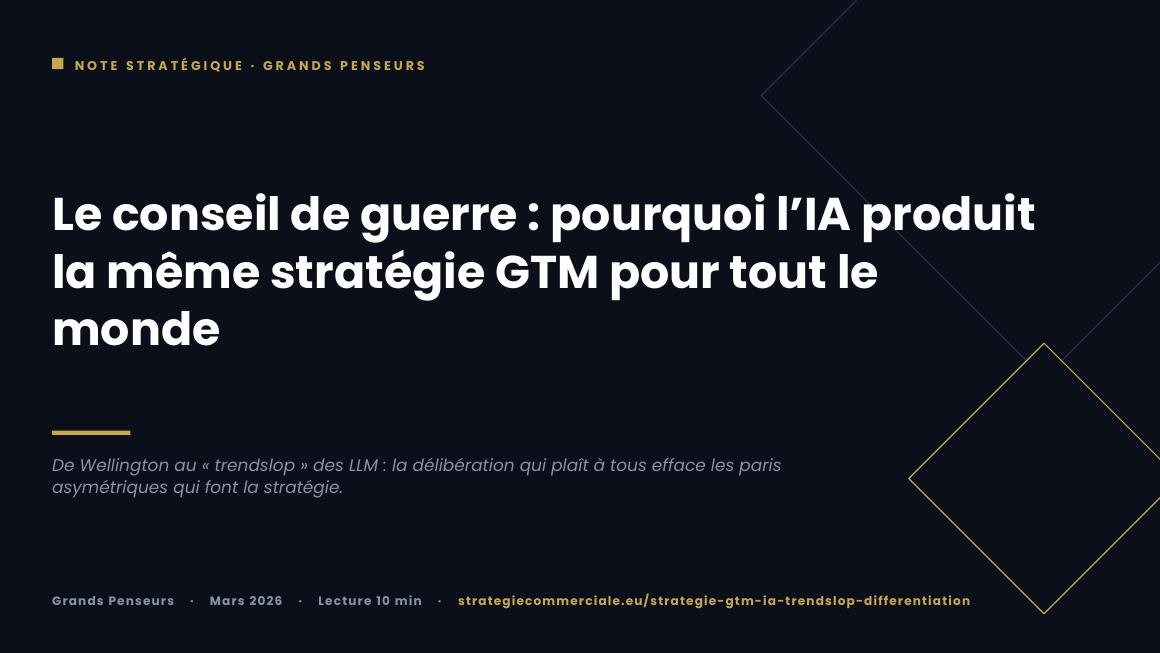Slide 1 sur 9 — présentation stratégique