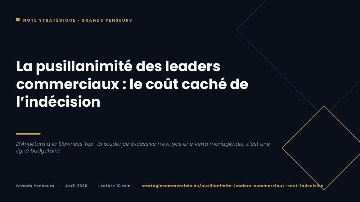 Slide 1 sur 9 — présentation stratégique