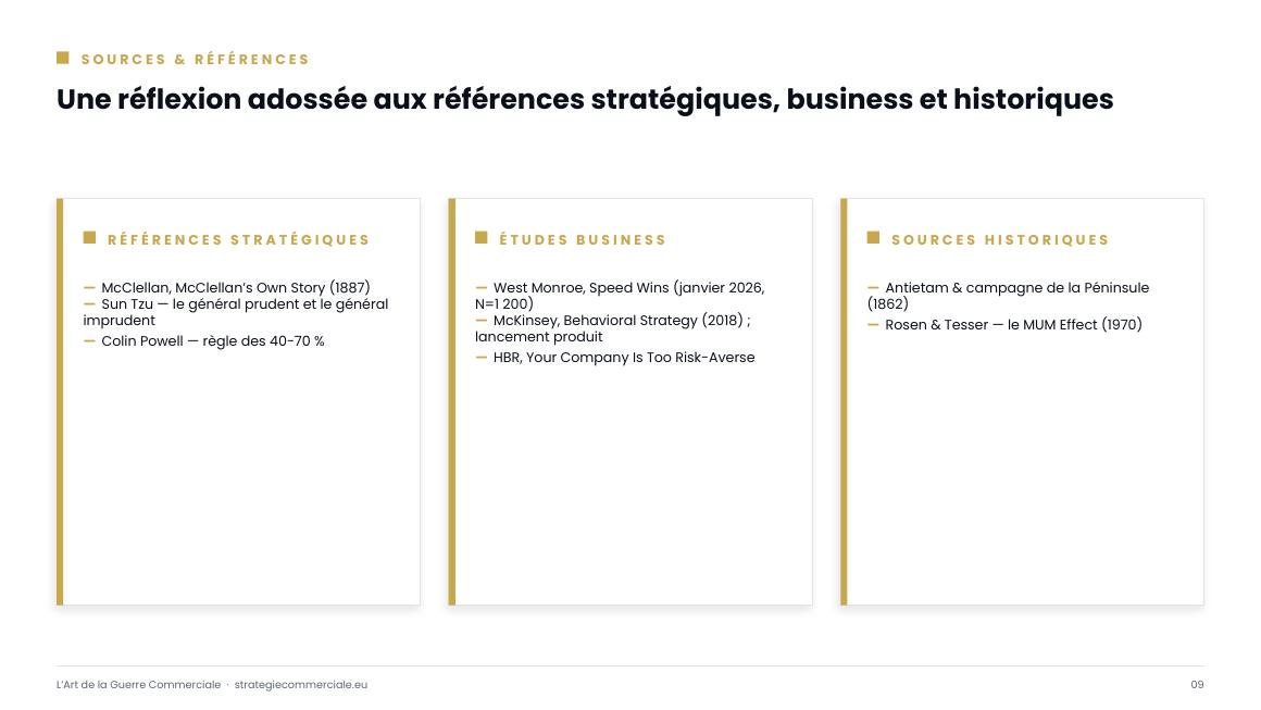 Slide 9 sur 9 — présentation stratégique