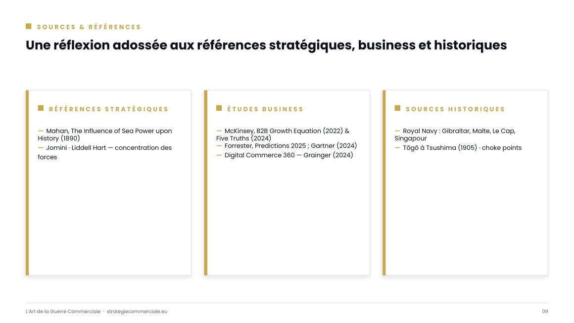 Slide 9 sur 9 — présentation stratégique