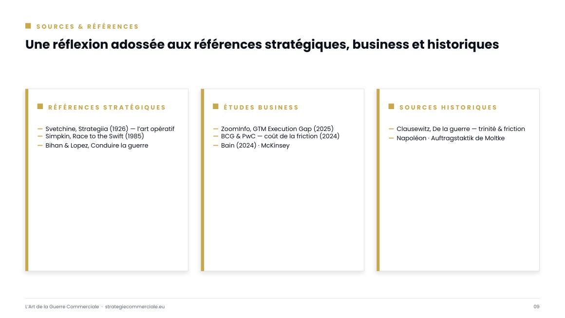 Slide 9 sur 9 — présentation stratégique