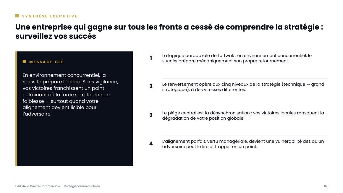 Slide 2 sur 9 — présentation stratégique
