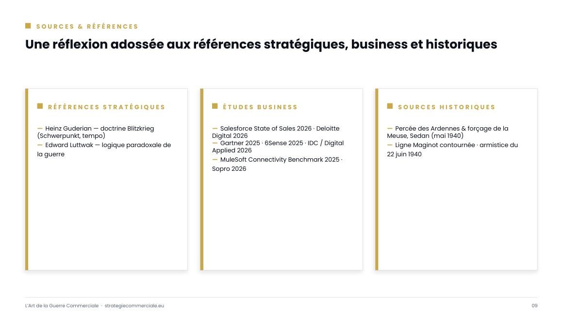 Slide 9 sur 9 — présentation stratégique