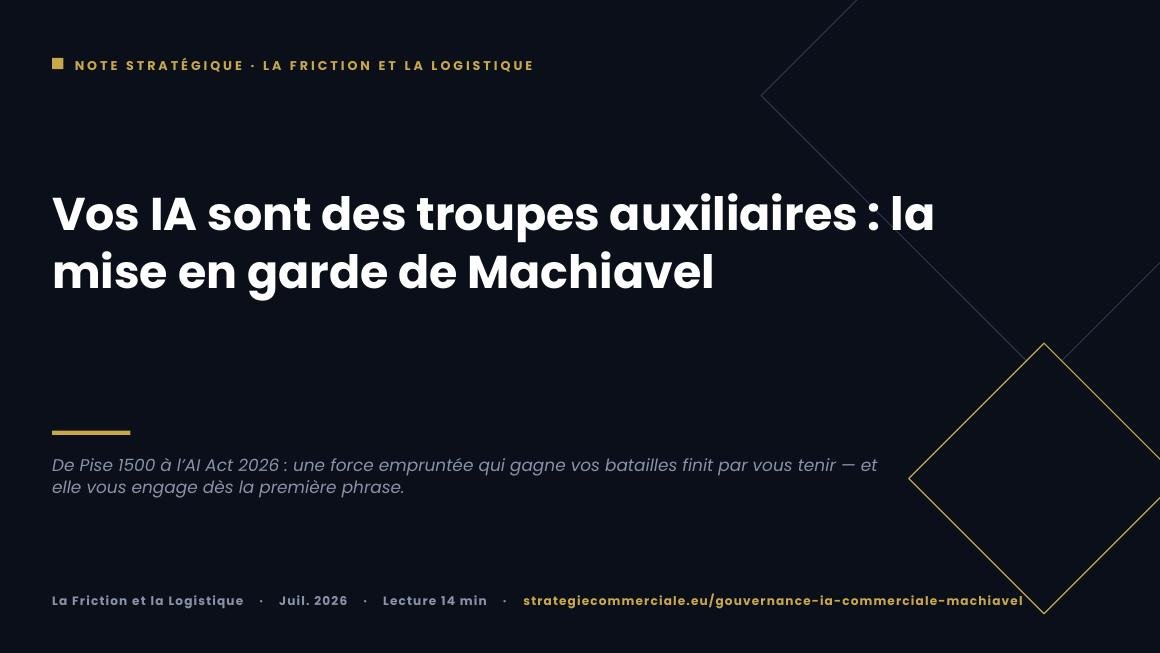 Slide 1 sur 9 — présentation stratégique