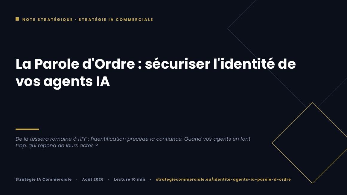 Slide 1 sur 9 — présentation stratégique