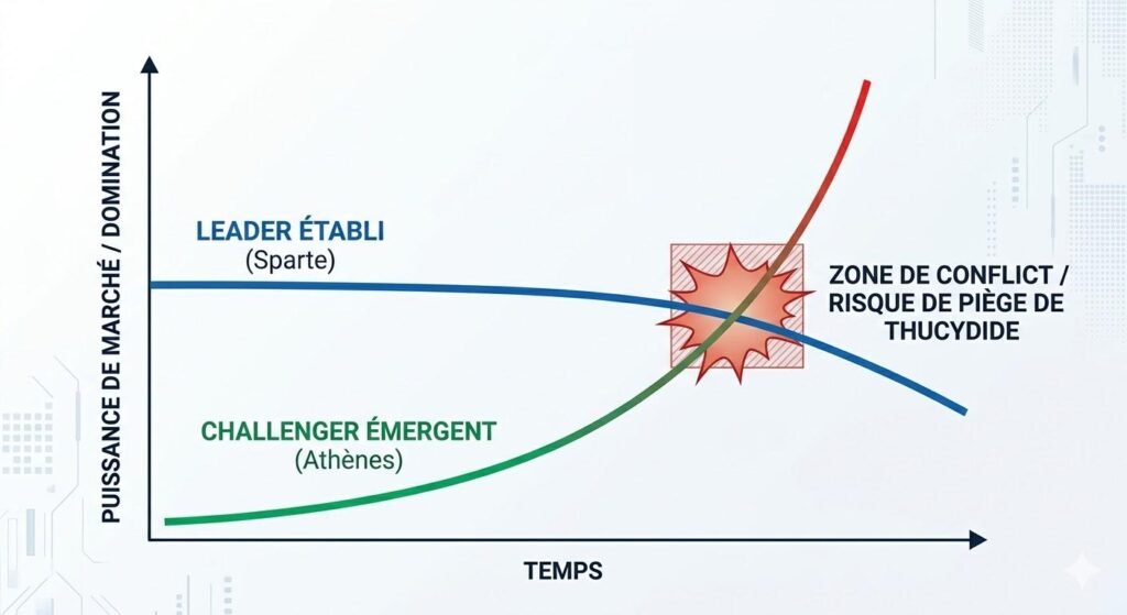 piège de Thucydide stratégie commerciale